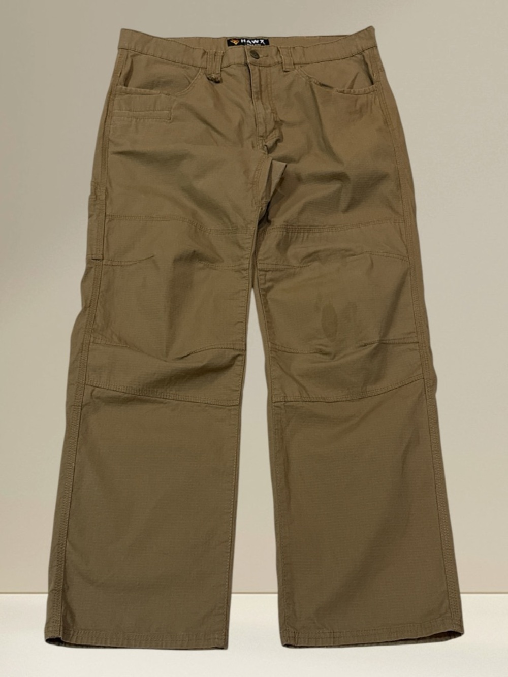 Hawx Men's 36x32 Work Gear Double Knee Utility Canvas Pants Stretch Fabric